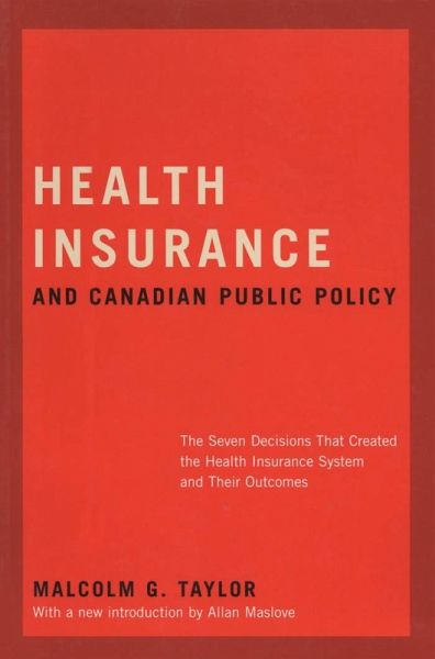Health Insurance and Canadian Public Policy (eBook, PDF)