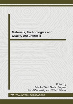 Cover Materials, Technologies and Quality Assurance II (eBook, PDF)