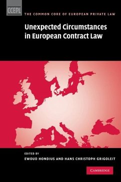 Unexpected Circumstances in European Contract Law (eBook, ePUB)