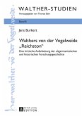 Walthers von der Vogelweide Reichston (eBook, ePUB)