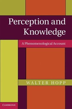Perception and Knowledge (eBook, ePUB) - Hopp, Walter