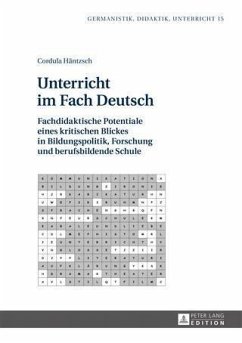 Unterricht im Fach Deutsch (eBook, PDF) - Hantzsch, Cordula
