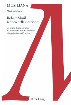Robert Musil teorico della ricezione (eBook, PDF) - Salgaro, Massimo