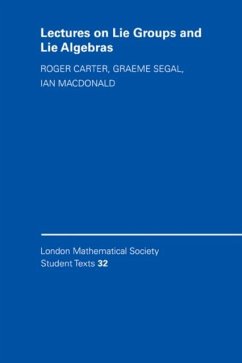 Lectures on Lie Groups and Lie Algebras (eBook, PDF) - Carter, Roger W.