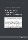 New Approaches to the Study of Linguistic Variability (eBook, PDF)