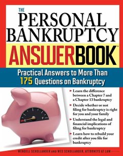 Personal Bankruptcy Answer Book (eBook, ePUB) Cover Personal Bankruptcy Answer Book (eBook, ePUB)