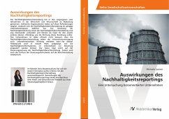 Cover Auswirkungen des Nachhaltigkeitsreportings