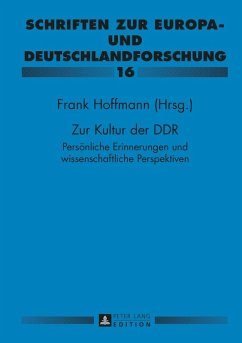 Zur Kultur der DDR (eBook, ePUB)