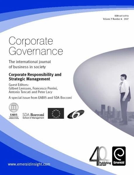 Corporate Responsibility and Strategic Management (eBook, PDF) Corporate Responsibility and Strategic Management (eBook, PDF)
