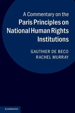 Cover Commentary on the Paris Principles on National Human Rights Institutions (eBook, ePUB)