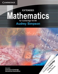 Extended Mathematics for Cambridge IGCSE ebook (eBook, PDF) - Simpson, Audrey