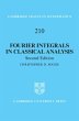 Fourier Integrals in Classical Analysis... - Bild 1