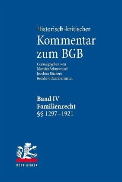 Familienrecht. §§ 1297-1921 / Historisch-kritischer Kommentar zum BGB 4