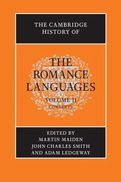 Cambridge History of the Romance Languages: Volume 2, Contexts (eBook, ePUB)