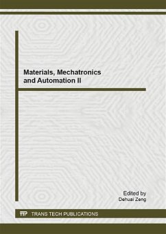 Cover Materials, Mechatronics and Automation II (eBook, PDF)