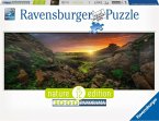 Ravensburger 15094 - Nature Edition, Panorama, Sonne über Island , Puzzle, 1000 Teile