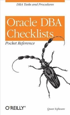 Oracle DBA Checklists Pocket Reference (eBook, PDF) - Software, Quest