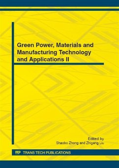 Cover Green Power, Materials and Manufacturing Technology and Applications II (eBook, PDF)