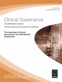 meaning of Clinical Governance (eBook, PDF)