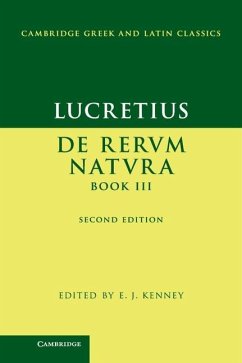 Cover Lucretius: De Rerum NaturaBook III (eBook, ePUB)