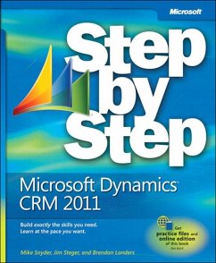 Microsoft Dynamics CRM 2011 Step by Step (eBook, PDF) - Snyder, Mike; Steger, Jim; Landers, Brendan