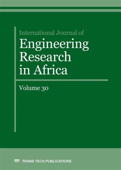Cover International Journal of Engineering Research in Africa Vol. 30 (eBook, PDF)