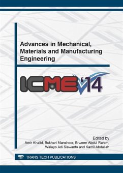 Cover Advances in Mechanical, Materials and Manufacturing Engineering (eBook, PDF)
