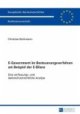 E-Government im Besteuerungsverfahren am Beispiel der E-Bilanz (eBook, PDF)