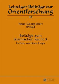 Beitraege zum Islamischen Recht X (eBook, ePUB)