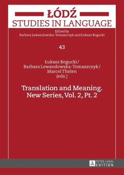 Translation and Meaning. New Series, Vol. 2, Pt. 2 (eBook, ePUB)