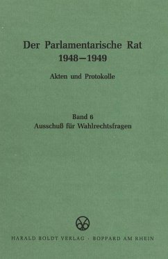 Cover Ausschuß für Wahlrechtsfragen (eBook, PDF)
