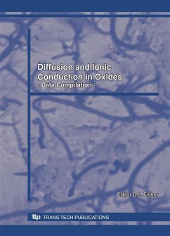 Cover Diffusion and Ionic Conduction in Oxides (eBook, PDF)