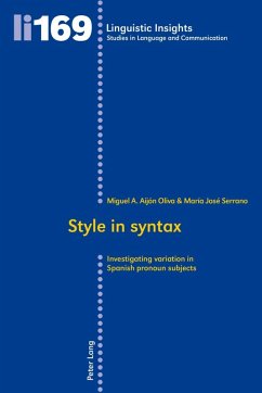 Style in syntax (eBook, PDF) - Aijon Oliva, Miguel Angel