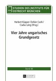 Vier Jahre ungarisches Grundgesetz (eBook, ePUB)