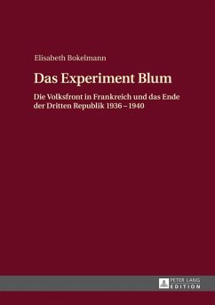 Das Experiment Blum (eBook, ePUB) - Elisabeth Bokelmann, Bokelmann