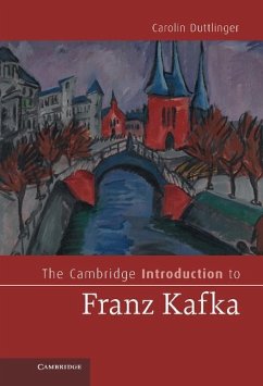 Cambridge Introduction to Franz Kafka (eBook, ePUB) - Duttlinger, Carolin