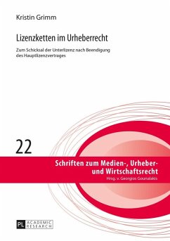 Lizenzketten im Urheberrecht (eBook, ePUB) - Kristin Grimm, Grimm