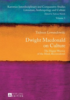 Dwight Macdonald on Culture (eBook, PDF) - Lewandowski, Tadeusz
