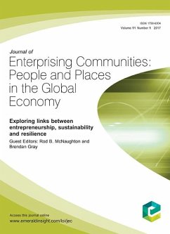 Cover Exploring links between entrepreneurship, sustainability and resilience (eBook, PDF)