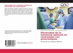 Efectividad de la anestesia epidural en cesareadas con preeclampsia