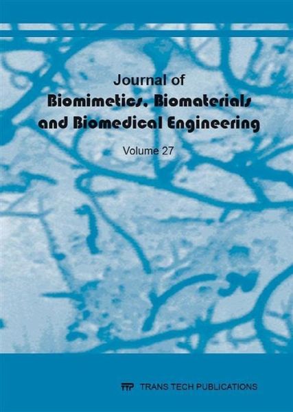 Journal of Biomimetics, Biomaterials and Biomedical Engineering Vol. 27 (eBook, PDF)
