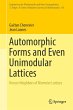 Automorphic Forms and Even Unimodular... - Bild 1