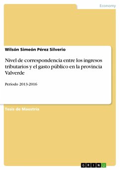 Nivel de correspondencia entre los ingresos tributarios y el gasto público en la provincia Valverde - Pérez Silverio, Wilsón Simeón