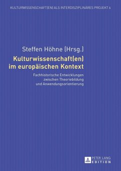 Kulturwissenschaft(en) im europaeischen Kontext (eBook, PDF)
