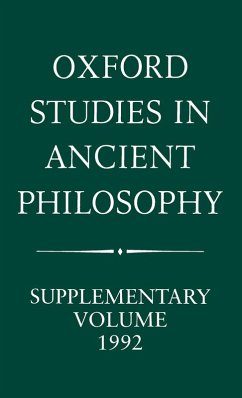 Cover OXF STUD ANCIENT PHILOS SUPP 1992 OSAP C
