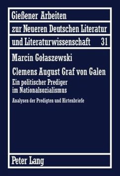Clemens August Graf von Galen (eBook, PDF) - Golaszewski, Marcin