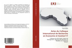 Actes du Colloque International de Recherche en Economie et Gestion'17 - Berbou, Houcine;Ouiddad, Smail