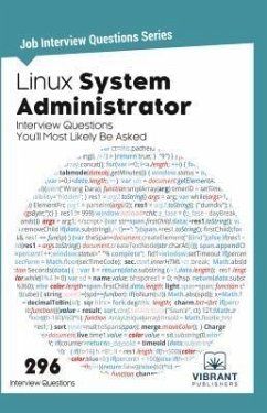 Linux System Administrator Interview Questions You'll Most Likely Be Asked (eBook, ePUB) - Vibrant Publishers