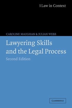 Cover Lawyering Skills and the Legal Process (eBook, ePUB)