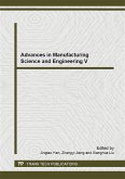 Advances in Manufacturing Science and Engineering V (eBook, PDF)